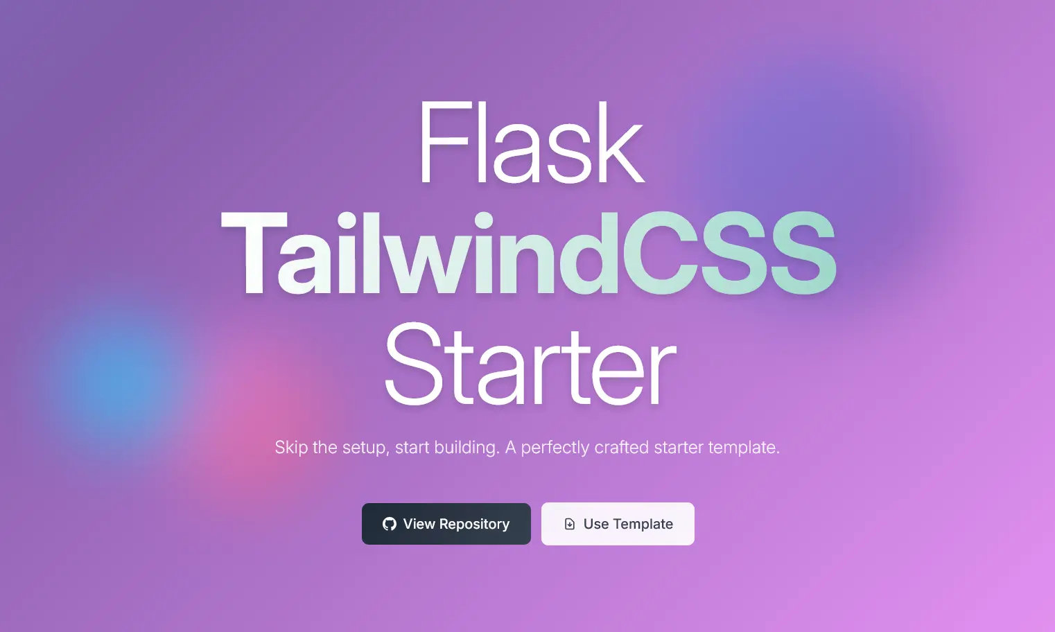 Flask TailwindCSS Starter Cover Image
